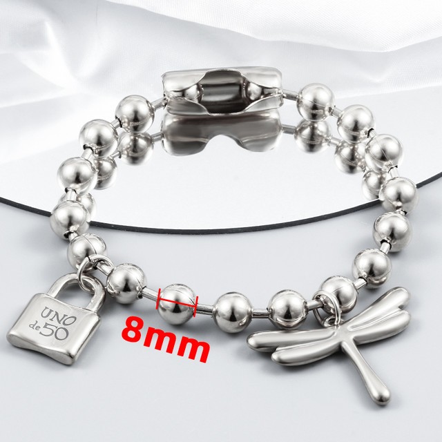 Stainless Steel uno de * 50 Bracelet-CH230215-P10CZA,UNO DE & 50 jewelry