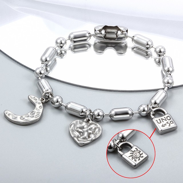 Stainless Steel uno de * 50 Bracelet-CH230329-P12NYU,UNO DE & 50 jewelry