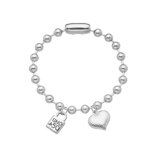 Stainless Steel Uno de *50 Bracelet-HF230419-P8ZS1 (2),UNO DE & 50 jewelry