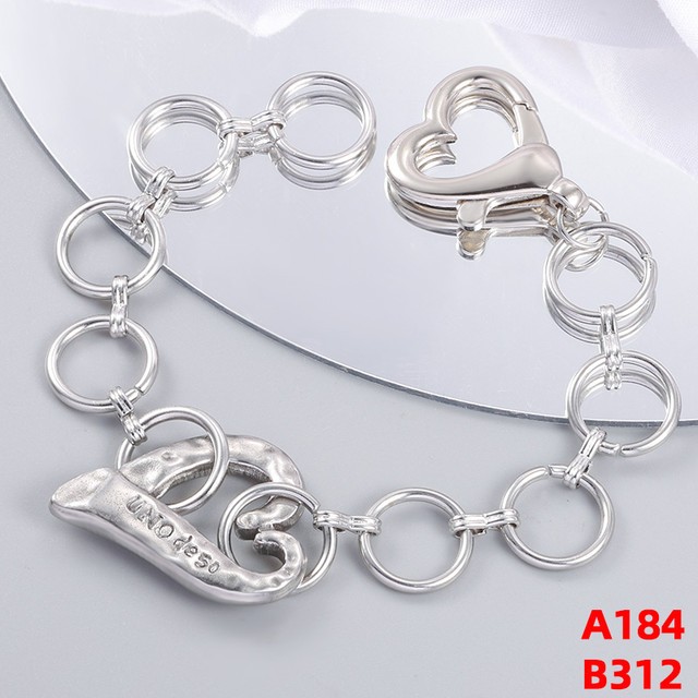Stainless Steel uno de *50 Bracelet-CH230922-P12XERW,UNO DE & 50 jewelry