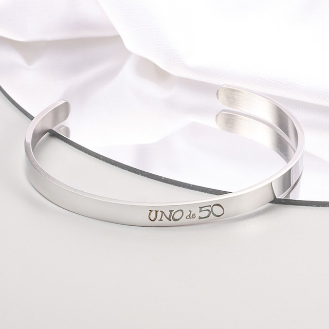 Stainless Steel uno de *50 Bracelet-CH230922-P8.5NDX,UNO DE & 50 jewelry
